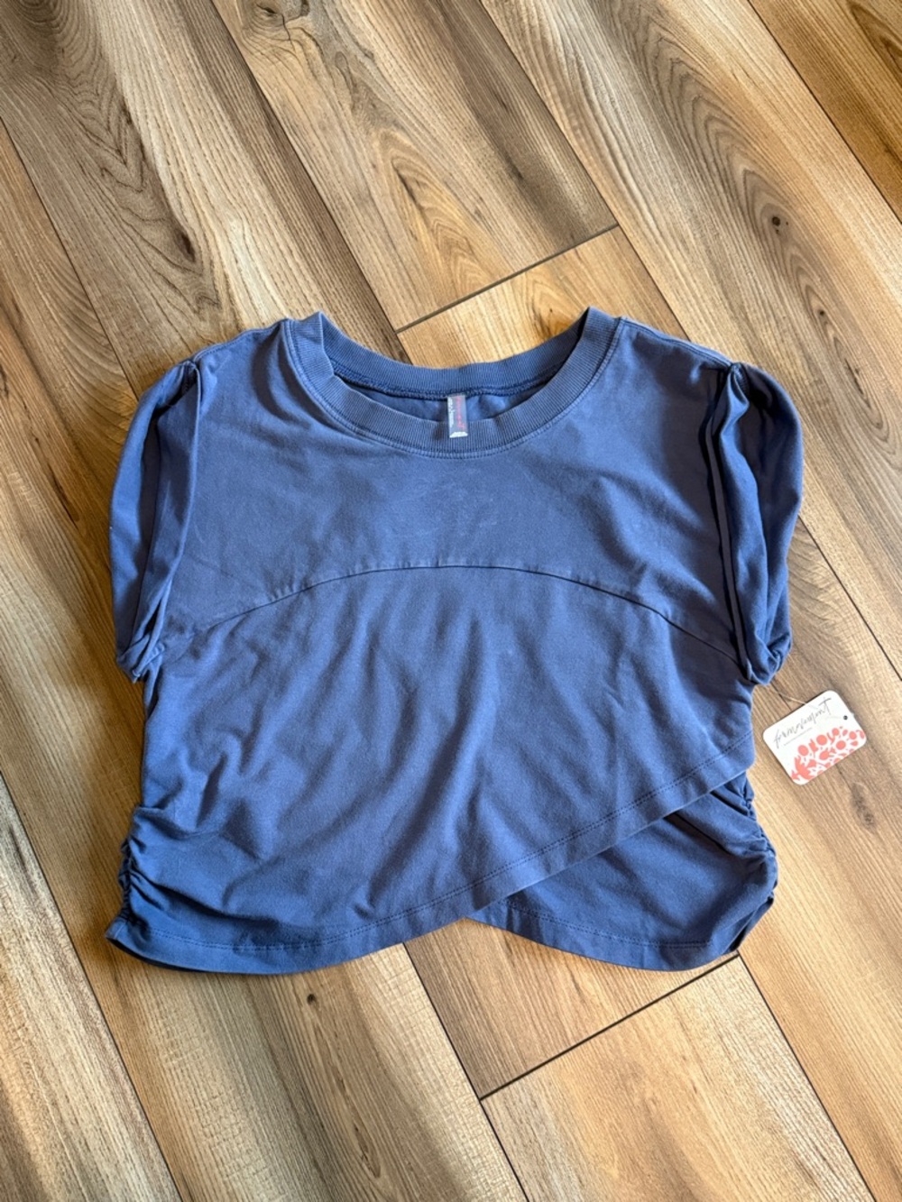 FP Movement by Free People Blue Cropped Tee